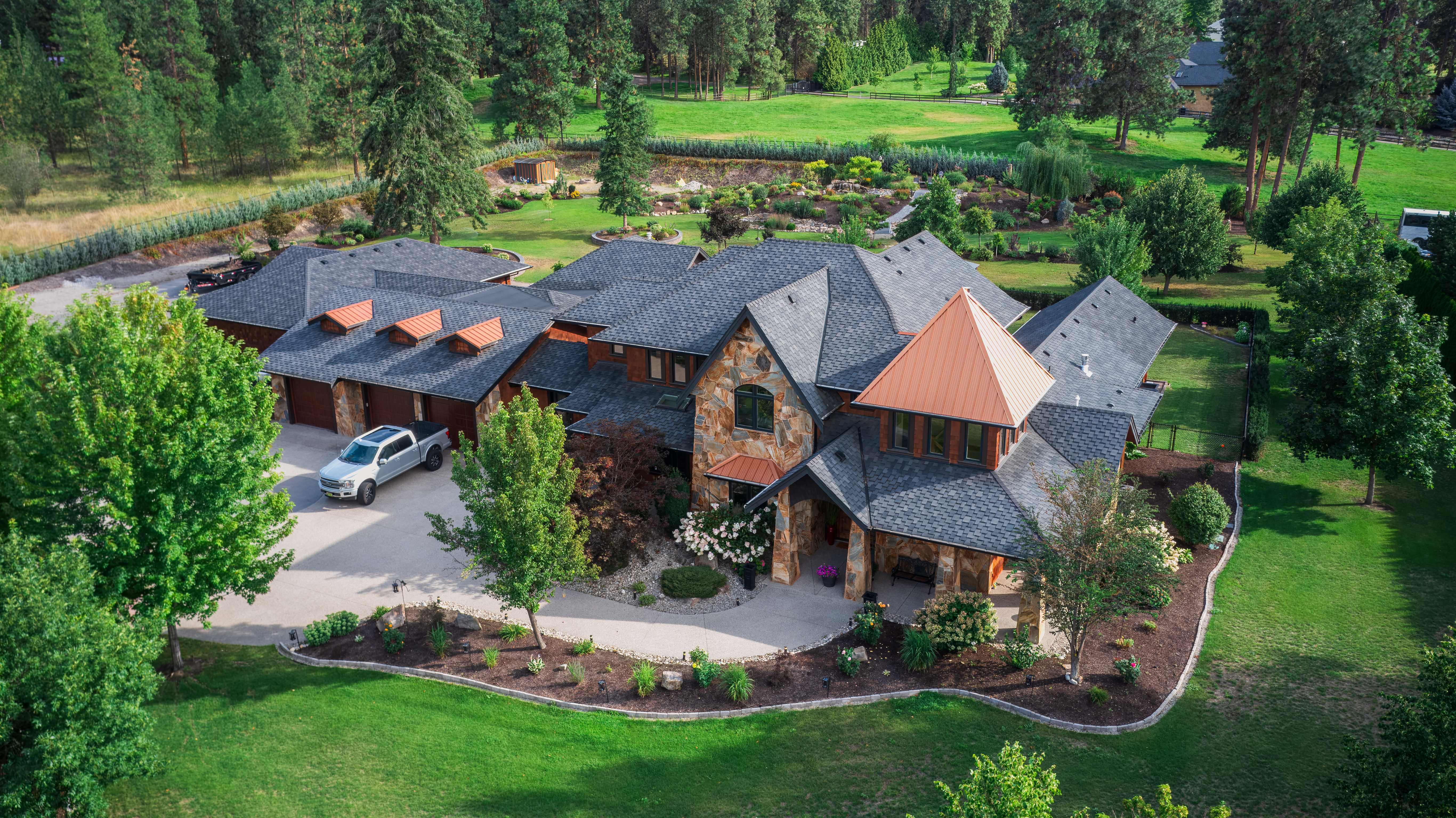 Front exterior of the luxury Airbnb